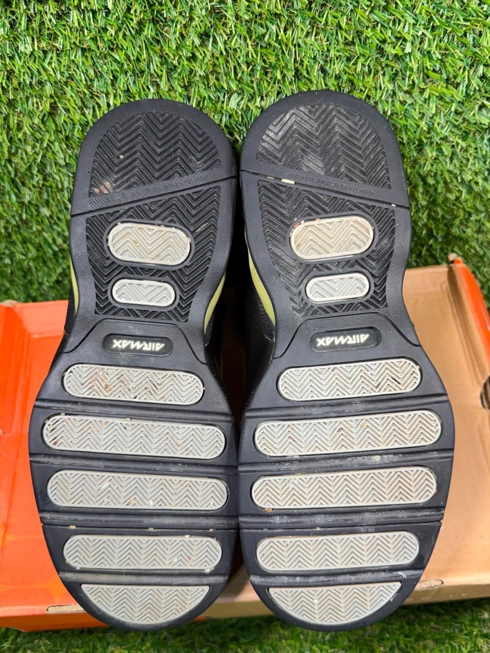 Nike Air Max 180 BB GS Black Metallic Silver 313892-002 2006 VTG Size 5.5Y Boxed